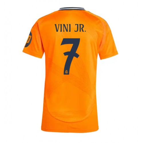 Dres Real Madrid Vinicius Junior #7 Gostujuci za Žensko 2024-25 Kratak Rukav